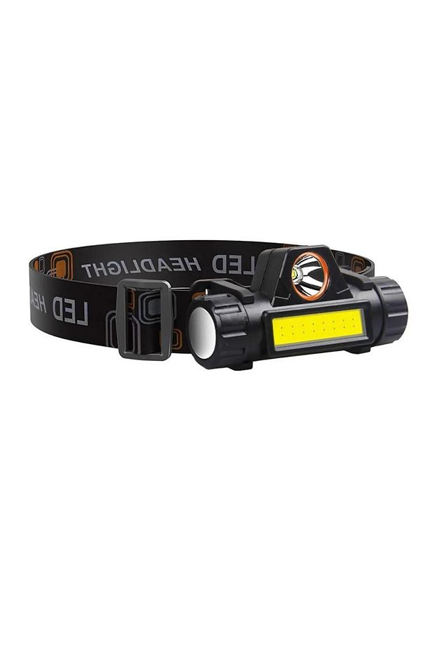 Kafa Feneri Şarjlı Mıknatıslı Lityum Lion Pilli 1200 Lümen Cob Led Kafa Lambası Çalışma Lambası - 5