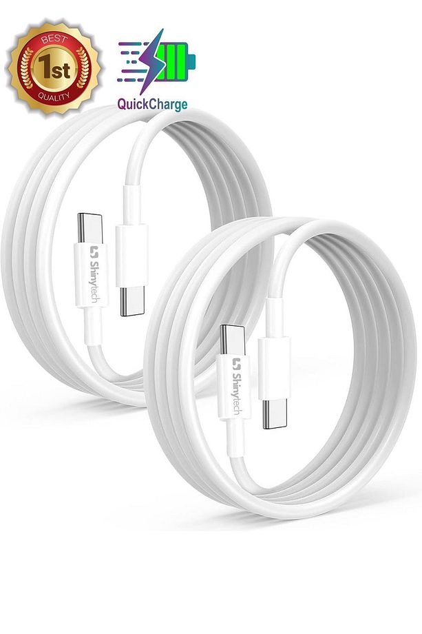 Apple Iphone 15 16 Uyumlu Şarj Kablosu Usb-c To Usb-c Type-c (1M) Beyaz - 5