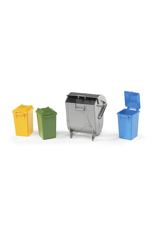 Garbage Container (1 Large, 3 Small) Br02607 - 1