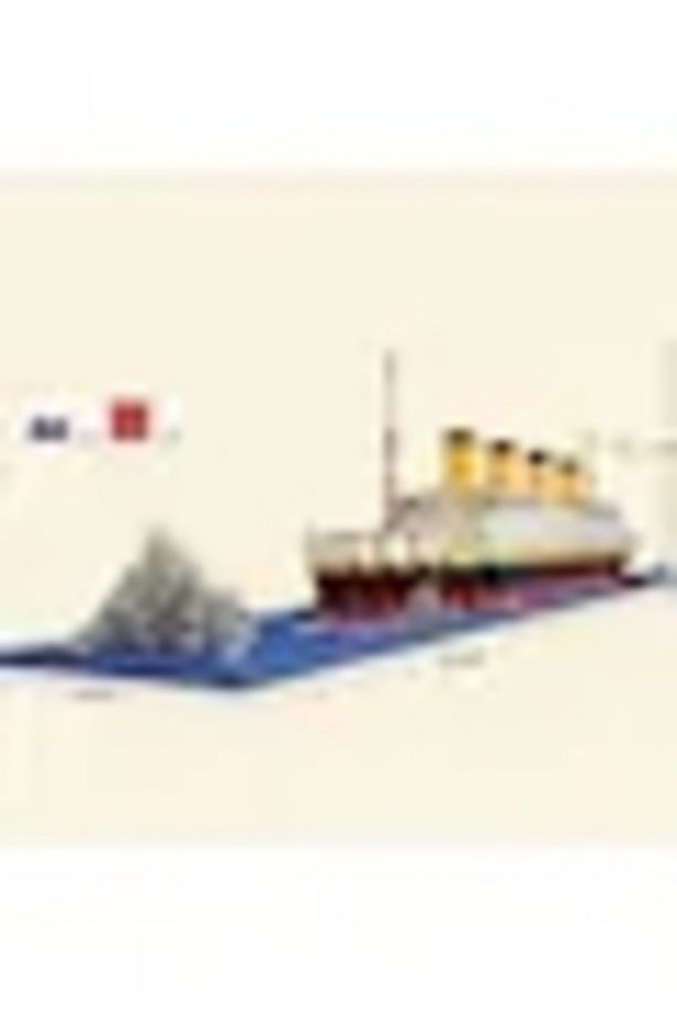 Titanic 3d Lego Buldıng Blocks 1860 Parça Puzzle Tekne Gemi Hediye 66503 - 4