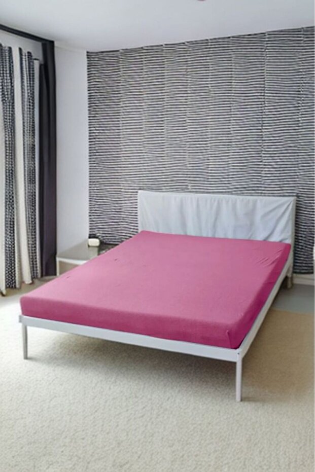 ملاءة سرير مطاطية من القطن - 1