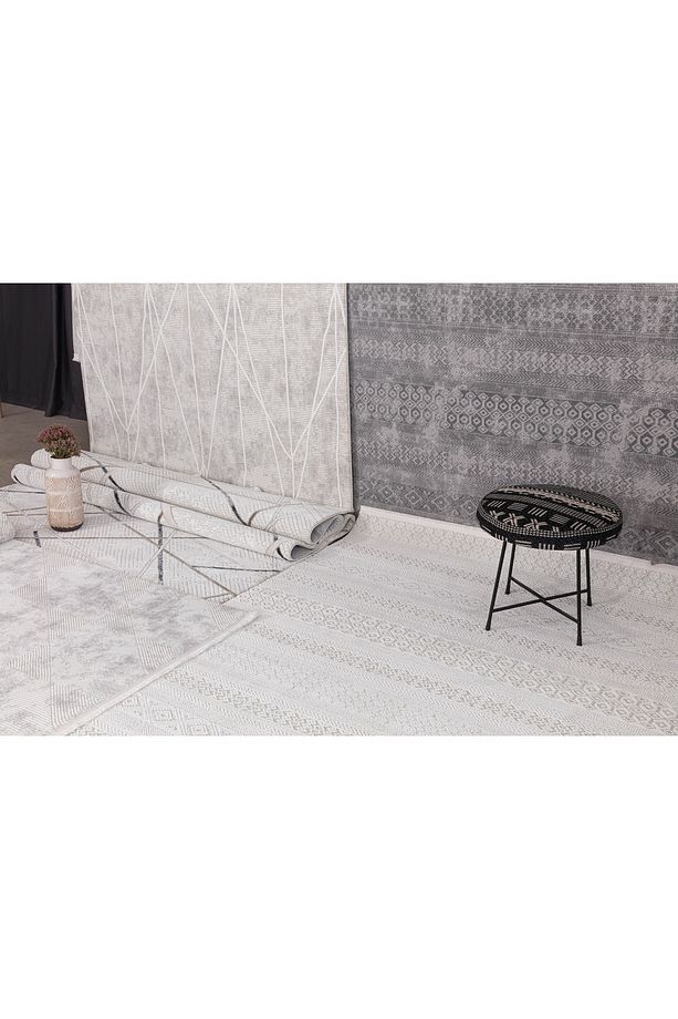 Modern İskandinav Kesme Sık Dokuma Yumuşak Dokulu Salon Mutfak Koridor Yatak Odası Makine Halısı - 4