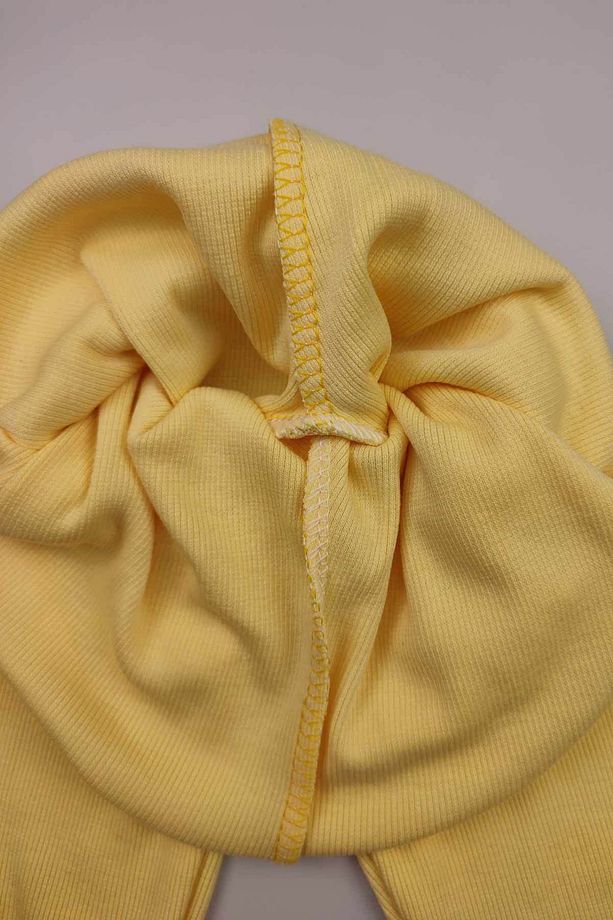 5 Ekle 4 Öde Mevsimlik Kiz Bebek Esnek Fitilli Pamuk Polyester Düz Tayt Tek Alt Pantolon Pijama14936 - 4