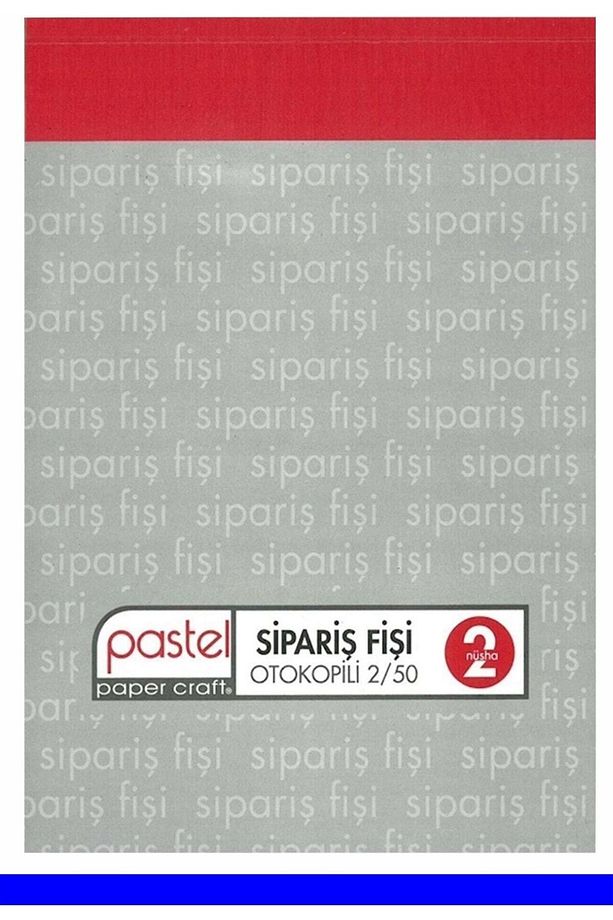 Sipariş Fişi 2 Nüsha (1 Asıl 1 Suret) 14x20 Cm Ölçülerinde A5 Otokopili 2/50 1 Düzine 12 Adet - 1