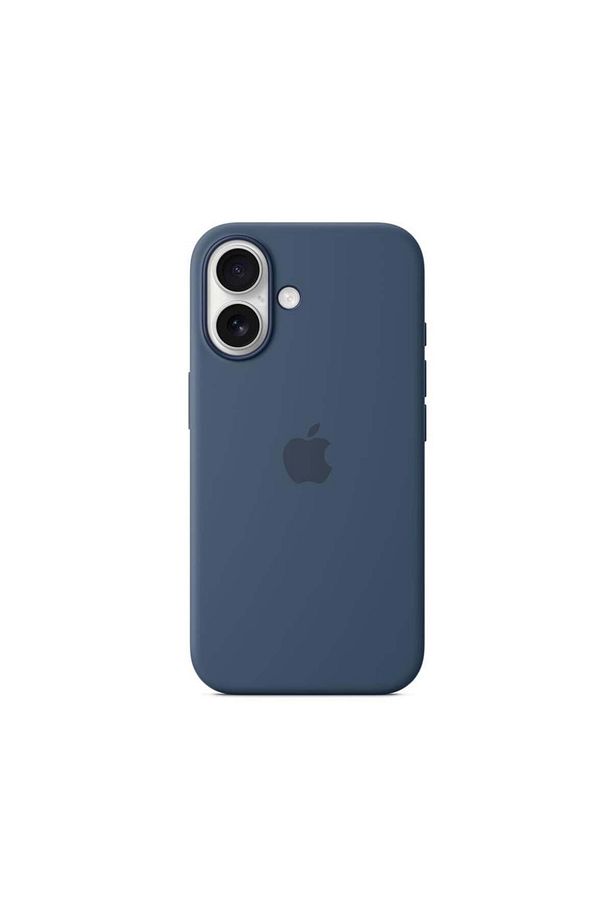 İphone 16 MagSafe Silikon Kılıf - Kot Rengi - 4