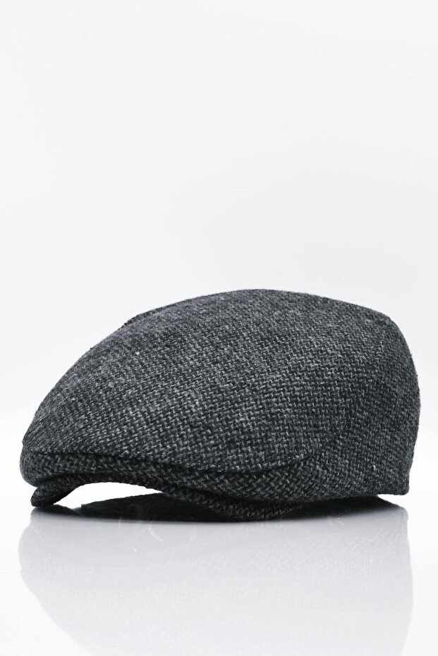 Men's Textured British Cap - 4