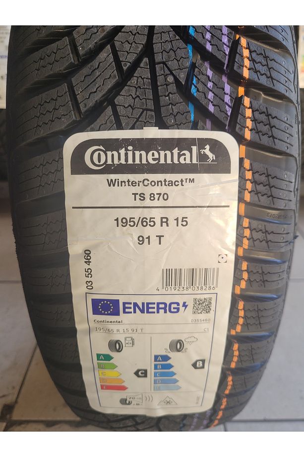 195/65R15  Winter Contact TS870 91T Set Olarak (4 ADET) 2024 Üretim* - 1