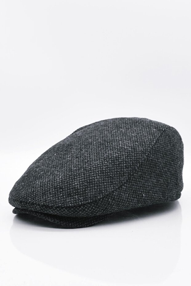 Men's Textured British Cap - 7
