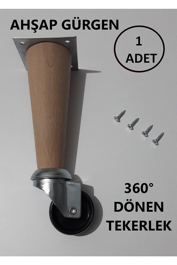 20 Cm Tekerlekli Ayak Sihirli Masa Ayağı, Akıllı Masa Ayağı, Akıllı Sehpa Ayağı, Sihirli Sehpa Ayağı - 3