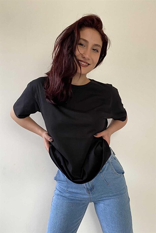 Crew Neck Basic T-Shirt - 6