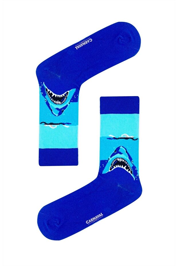 Colorful SharK Patterned SocKs - 1