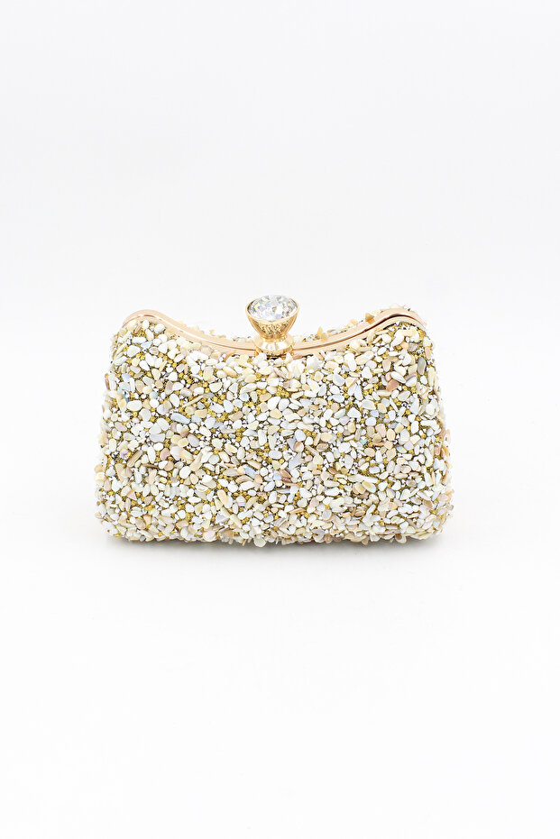 032 2300 Double Sided Stoned Evening Bag