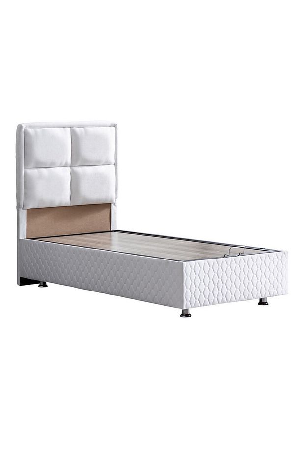 Grand Ikili Set, Tek Kişilik Baza Başlık Seti, Beyaz - 7