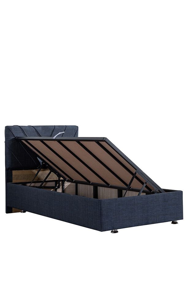 Lux Class Ikili Set, Tek Kişilik Yandan Açılır Baza Başlık Seti, Lacivert - 4