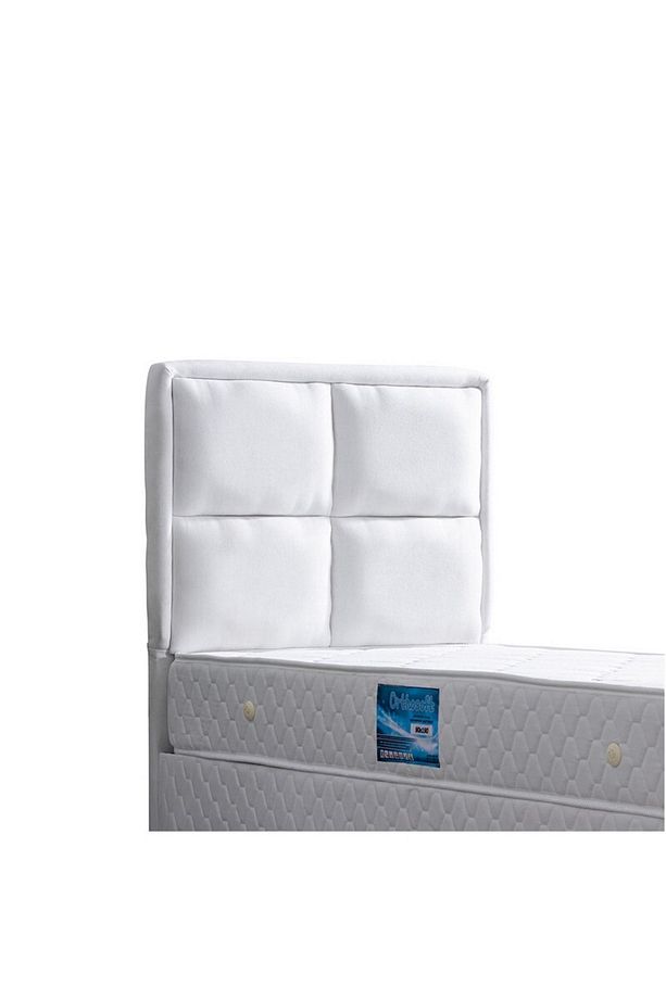 Grand Ikili Set, Tek Kişilik Baza Başlık Seti, Beyaz - 4