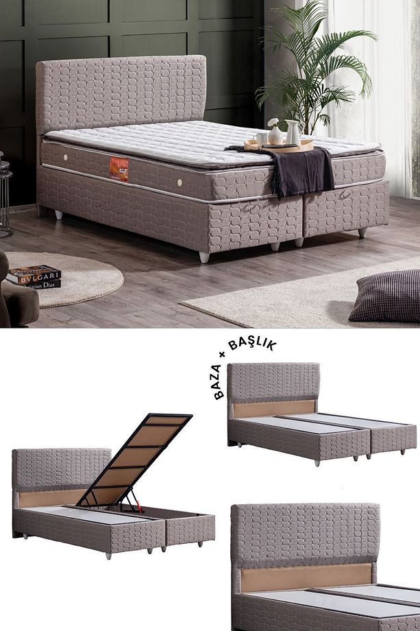Stella Ikili Set, Çift Kişilik Baza Başlık Seti - 1