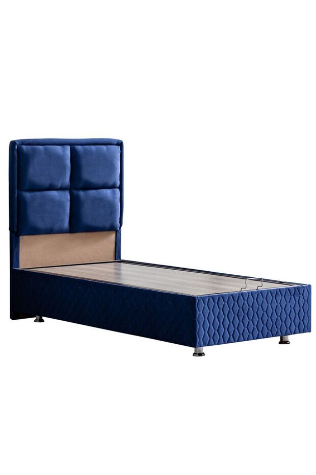 Grand Ikili Set, Tek Kişilik Baza Başlık Seti, Lacivert - 7