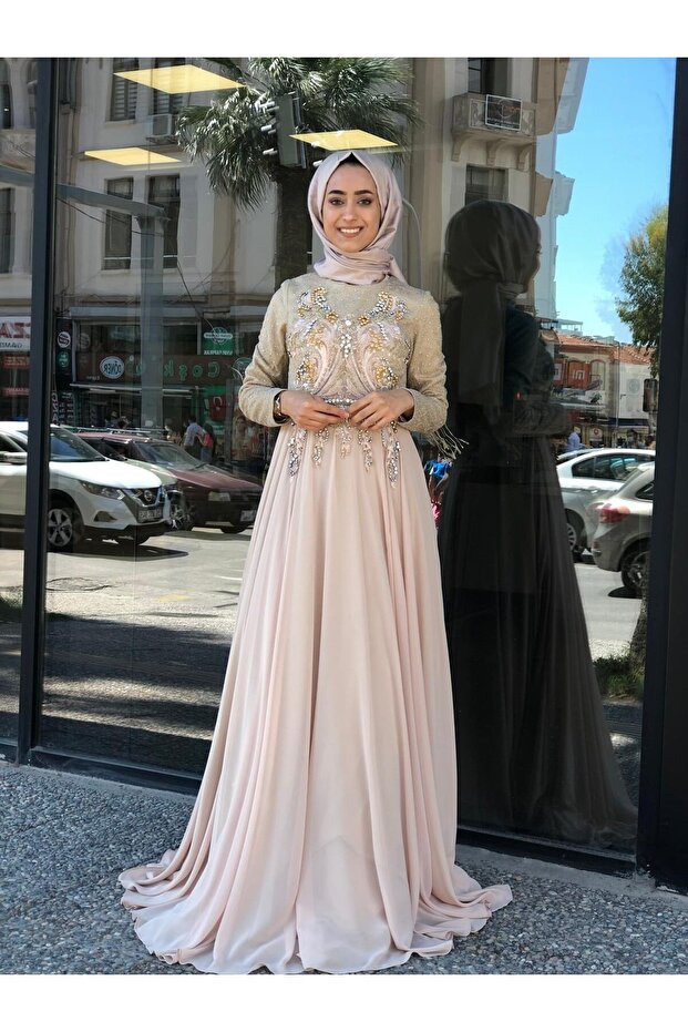 TAŞ İŞLEMELİ ABİYE - 3