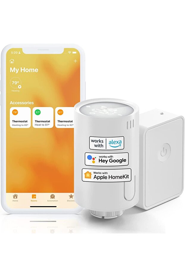 Wi-fi Google Assistant Ve Alexa Uyumlu Akıllı Termostat Vanası - 8