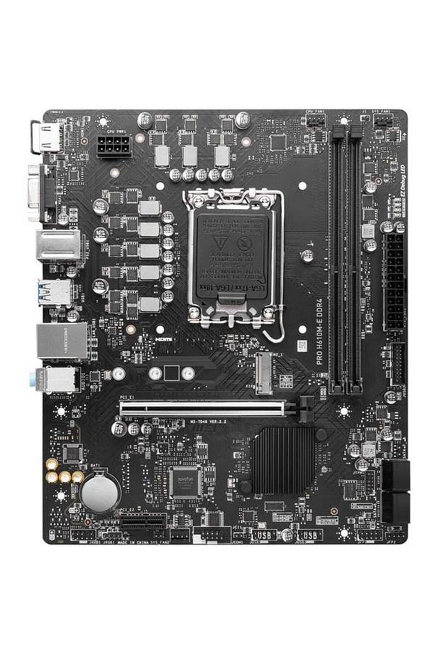 Pro H610m-e Ddr4 M2 Pcıe Nvme Hdmı Pcıe 16x V4.0 1700p Matx - 2