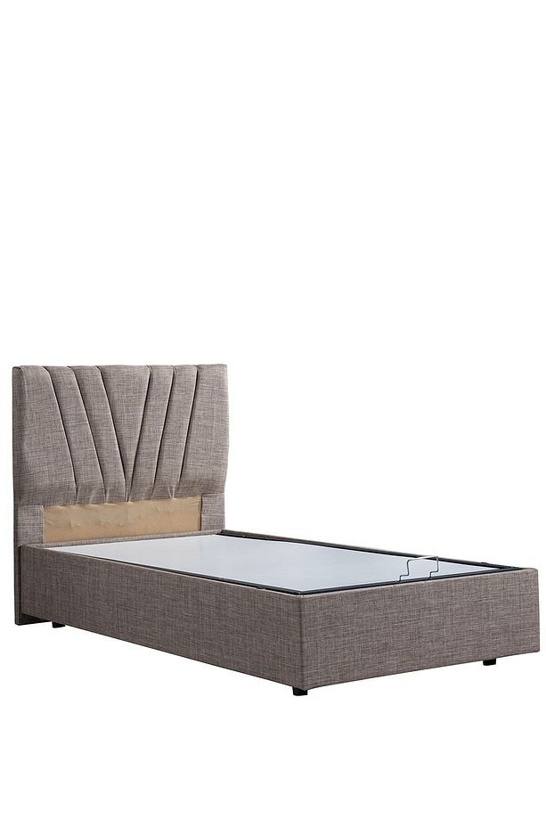 Fersa Ikili Set, Tek Kişilik Baza Başlık Seti, Kahverengi - 5