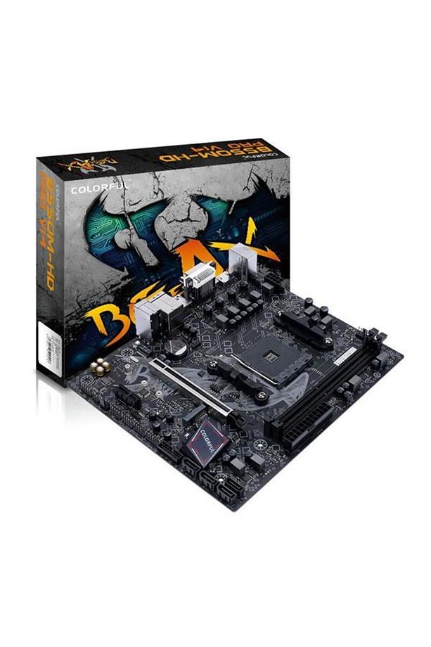 Battle-ax B550m-hd Pro V14 Ddr4 Hdmı Dvı Pcıe 16x V4.0 Am4 Matx - 1