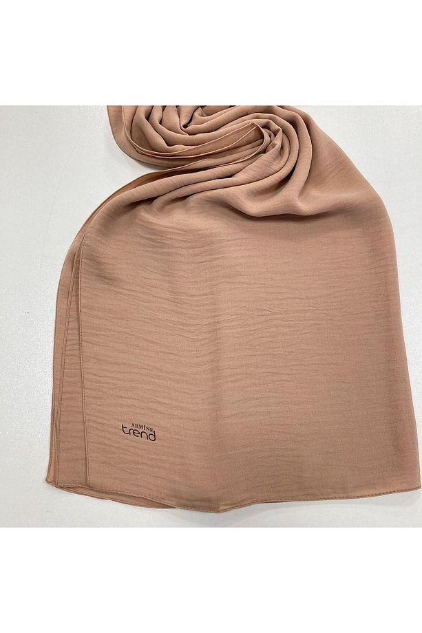 Trend Camel Tek Renk Cazz Şal 4061 - 2