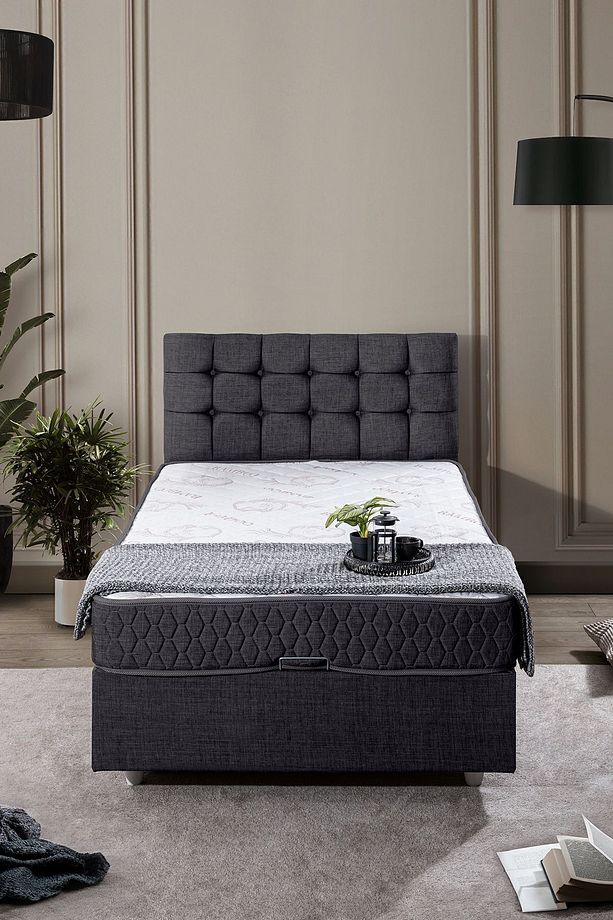 Venedik Tek Kişilik Baza Başlık Comfort Ortopedik Yatak Seti - 2