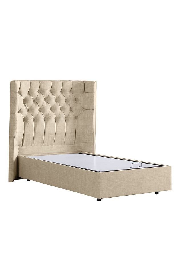 Matilda Ikili Set, Tek Kişilik Baza Başlık Seti, Krem - 4