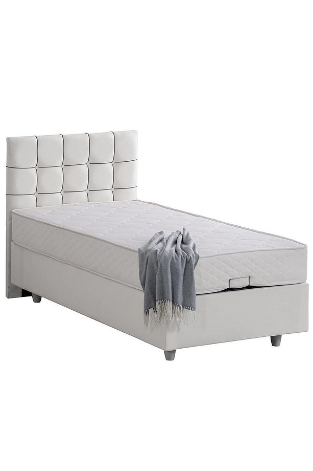 Tavira Tek Kişilik Baza Başlık Letto Yatak Seti - 4