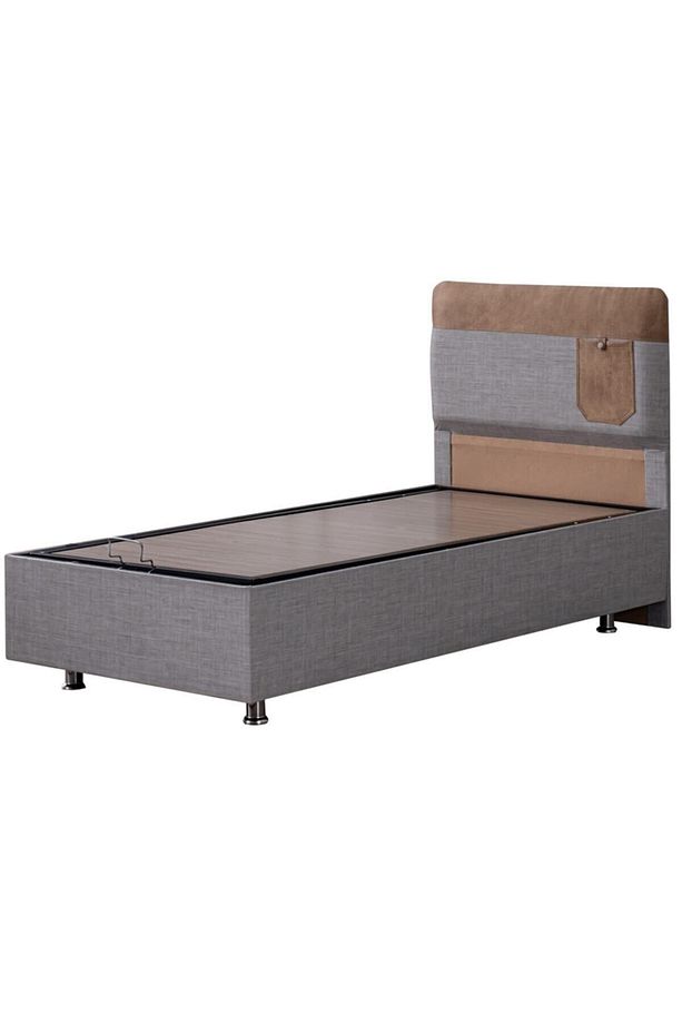 Genç Baza Seti, Flora Baza + Başlık + Ortho Soft Yatak Seti, Kahve - 7