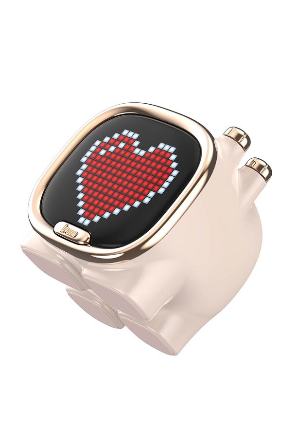 Zooe Pembe Uyarlanabilir Piksel Ekranlı Bluetooth Hoparlör-led Dekor - 5