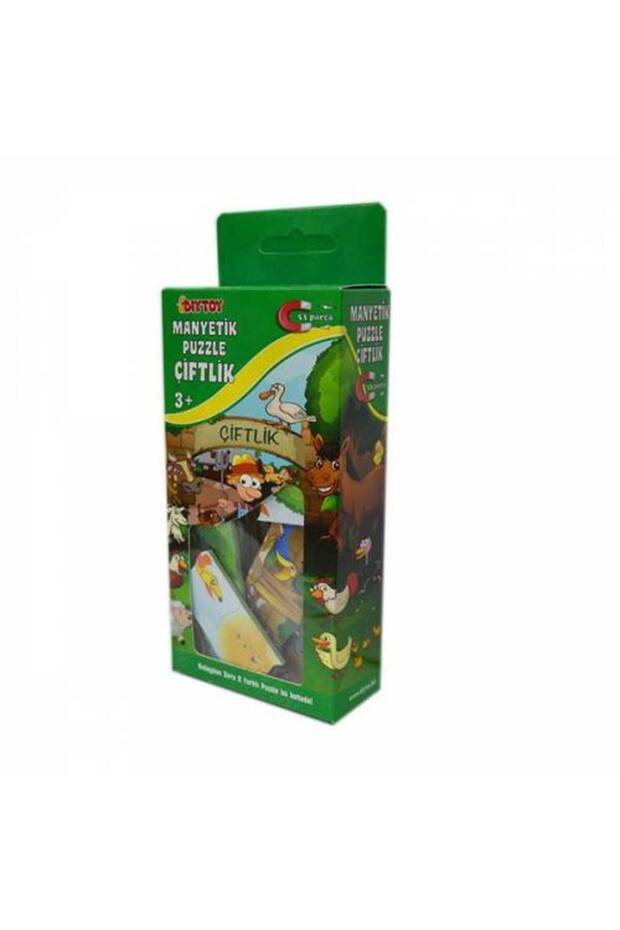 Manyetik Çiftlik Puzzle - Mıknatıslı Çiftlik Yapboz - 53 Parça Puzzle - 2