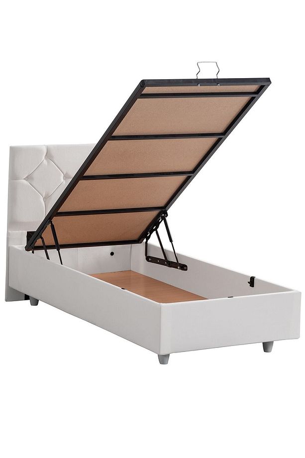 Glamis Ikili Set, Tek Kişilik Baza Başlık Seti - Beyaz - 4