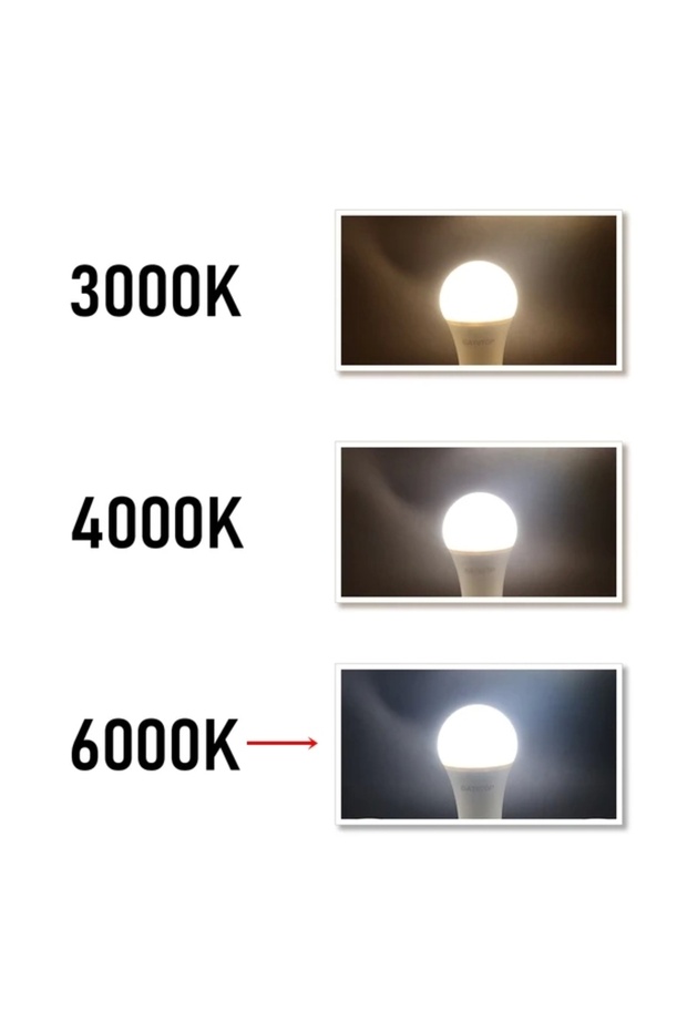 Led Ampul 8W Beyaz E27 Duy - 2