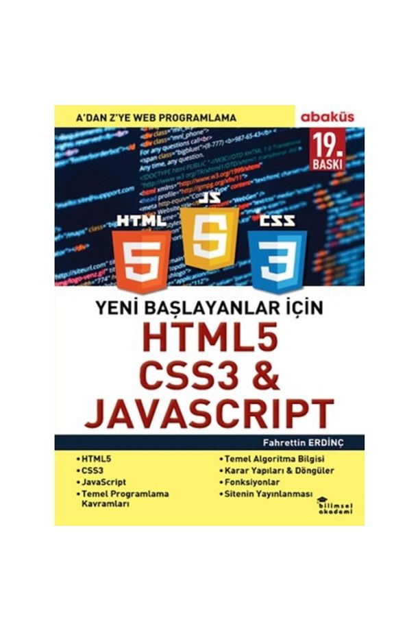Yeni Başlayanlar Için Html5, Css3 Ve Javascript - A ’dan Z’ye Web Programlama - 1