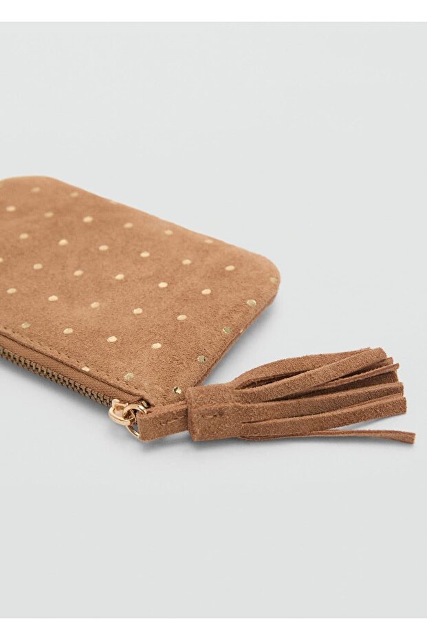 Çivili deri çanta - 4