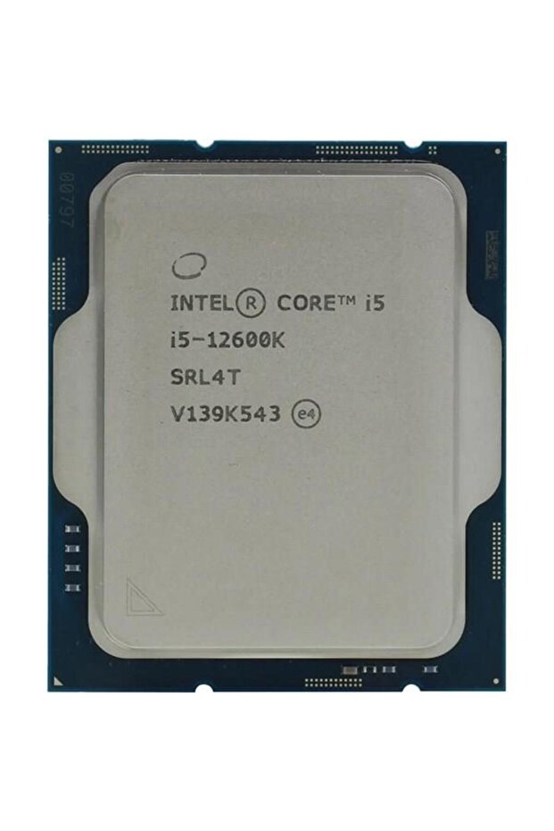 كور i5 12600K 20 ميجابايت 10 كور O/B UHD VGA 1700p 125 وات بدون صندوق + بدون مروحة