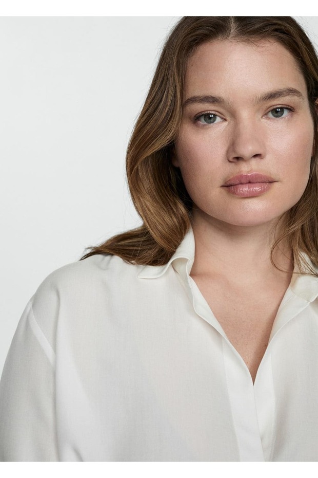 Lyocell akışkan gömlek - 7