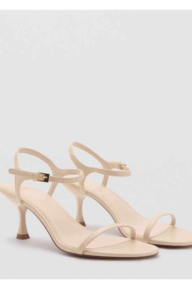 Kitten topuklu bantlı sandalet - 1