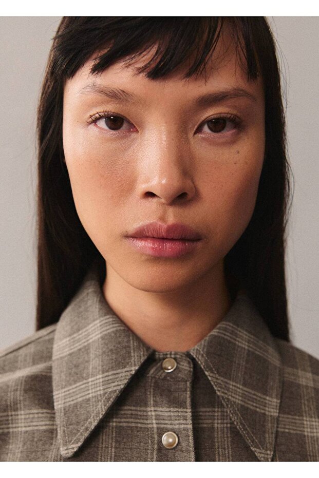 Cepli kareli gömlek ceket - 6