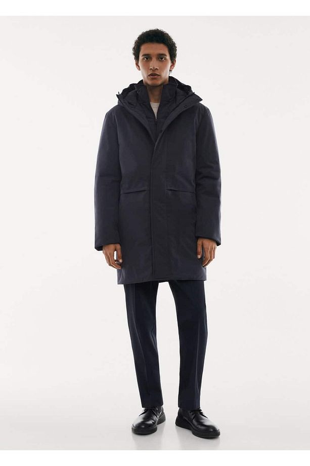 SOFEELATE® kapitone kapüşonlu parka - 2