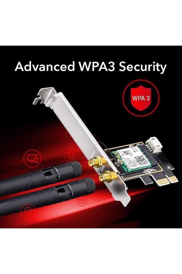We3000 Ax5400 Wi-fi 6e Bluetooth 5.3 Pcı-e Kablosuz Ağ Adaptörü - 8