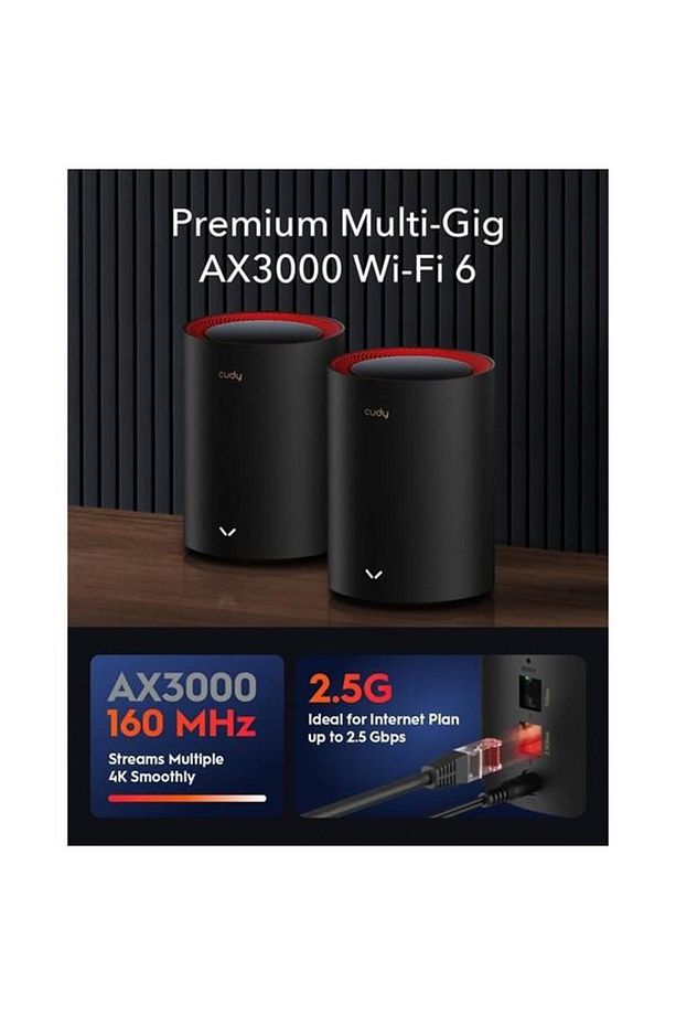 M3000 Ax3000 2.5gıgabıt Dual Band Mesh Router 3-lü Paket - 2