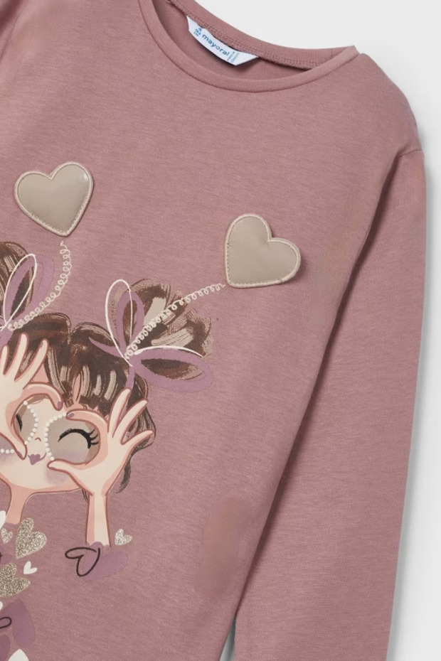 4073-95 PEMBE BLUZ - 2