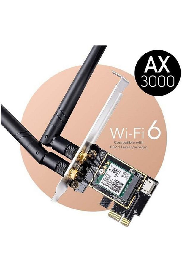 We3000 Ax5400 Wi-fi 6e Bluetooth 5.3 Pcı-e Kablosuz Ağ Adaptörü - 3
