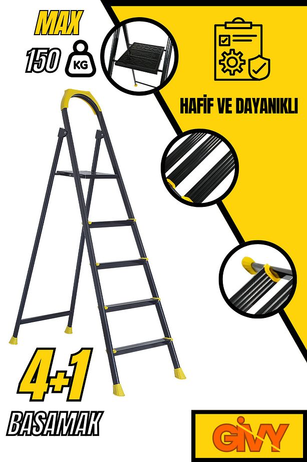 Ev Tipi 4 1 Merdiven Hardy Hafif Ve Dayanıklı - 1