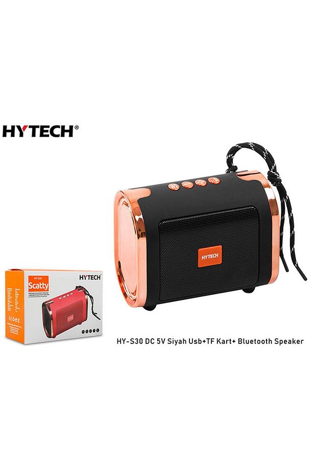 Hy-s30 Dc 5v Bluetooth Speaker Siyah Usb Tf Kart - 1