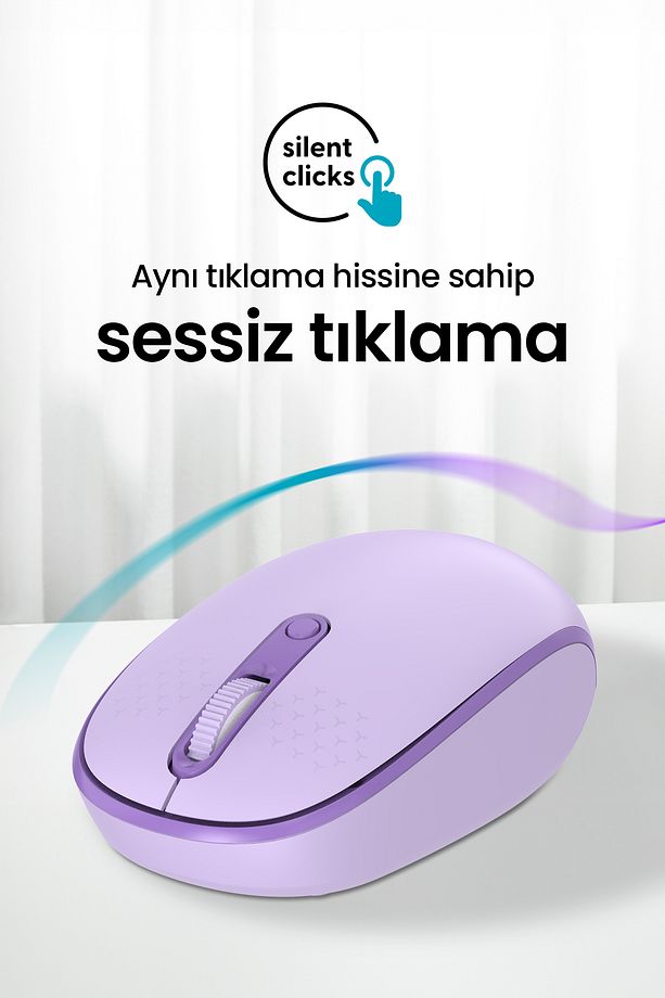 MX400 Prime Pro Sessiz Kablosuz Mouse Bluetooth ve 2.4GHz Wireless Bağlantı - Ayarlanabilir DPI - 2