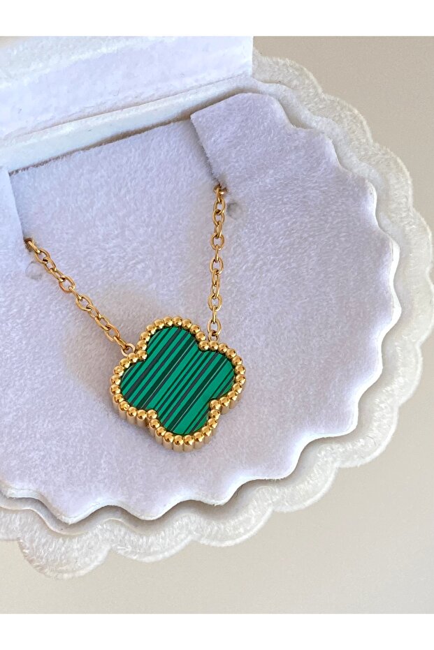 Çelik Van Cleef Yonca Model Kolye - 3